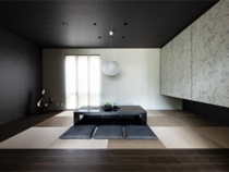 建築実例「和室」和室　和モダン　琉球畳